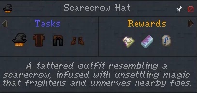 The Scarecrow Hat quest.